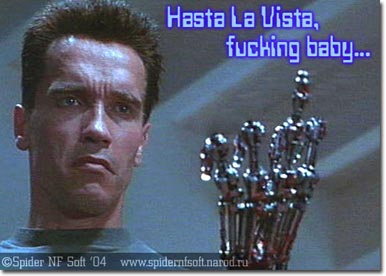 Hasta La Vista, нах!!.. / коллаж, юмор, Terminator, Терминатор, Шварценеггер, Arnold Schwarzenegger
